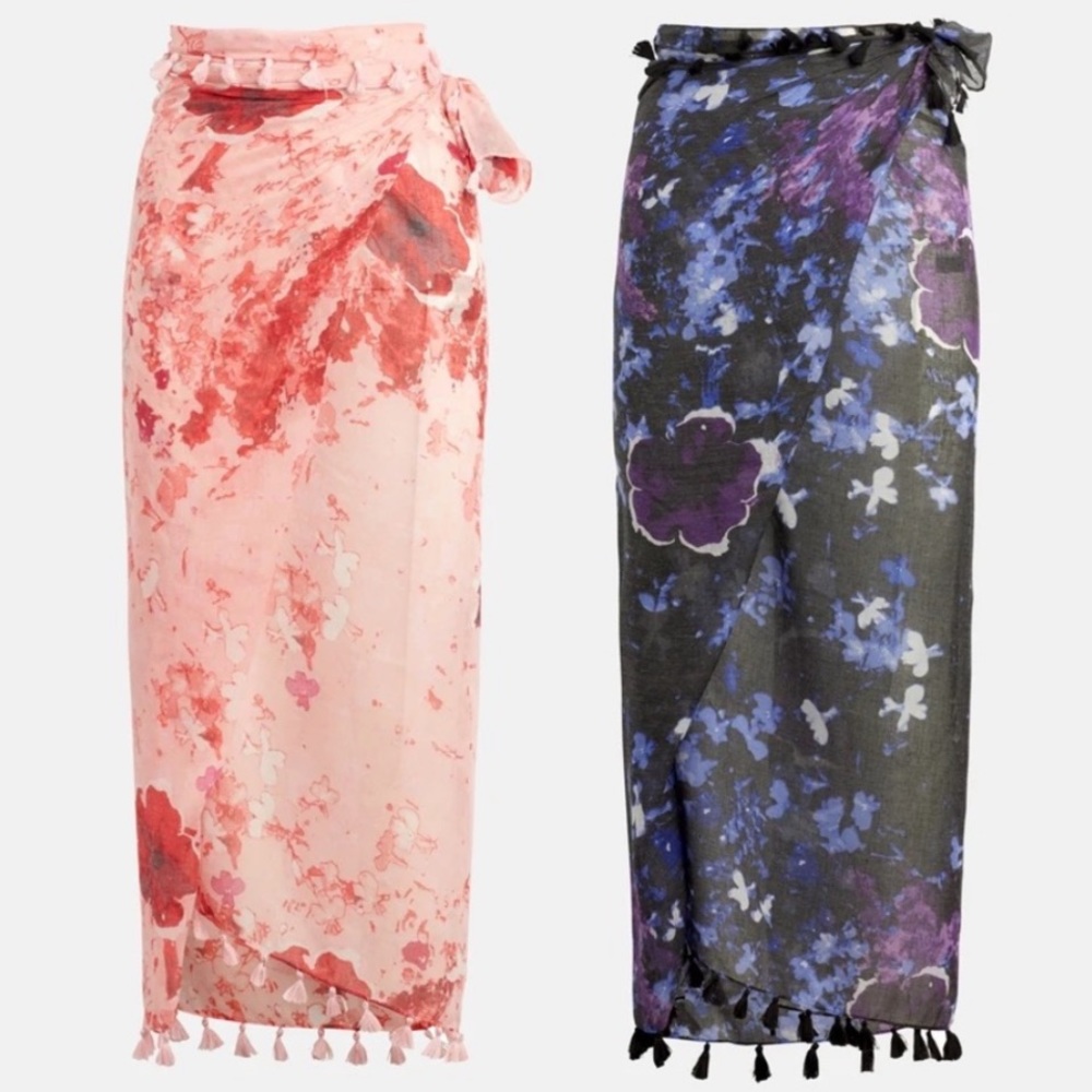 Peter Som Dream floral print sarong - meteorite